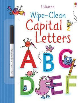 portada Wipe-Clean Capital Letters (Wipe-Clean Books) (en Inglés)