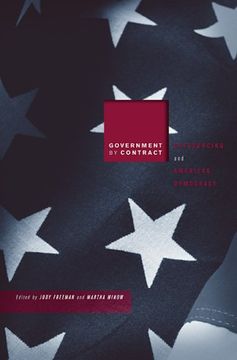 portada Government by Contract: Outsourcing and American Democracy: 0 (en Inglés)