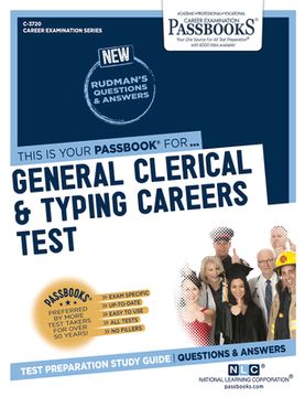 portada General Clerical & Typing Careers Test (C-3720): Passbooks Study Guide Volume 3720 (in English)