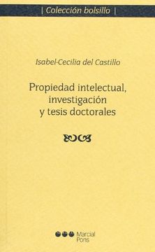 portada Propiedad Intelectual, Investigación y Tesis Doctorales (in Spanish)