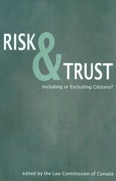 portada Risk and Trust: Including or Excluding Citizens? (en Inglés)