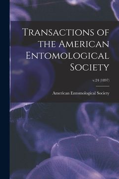 portada Transactions of the American Entomological Society; v.24 (1897) (in English)