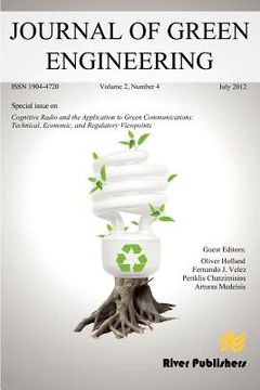 portada journal of green engineering- special issue: cognitive radio and the application to green communications: technical, economic, and regulatory viewpoin (en Inglés)