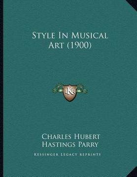 portada style in musical art (1900) (in English)
