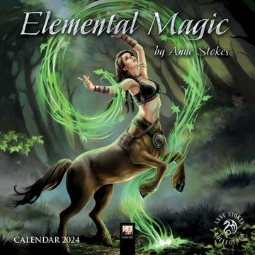 portada Anne Stokes: Elemental Magic Mini Wall Calendar 2024 (Art Calendar) 