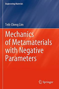 portada Mechanics of Metamaterials With Negative Parameters (en Inglés)
