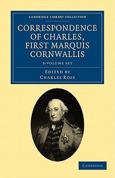 portada correspondence of charles, first marquis cornwallis 3 volume set