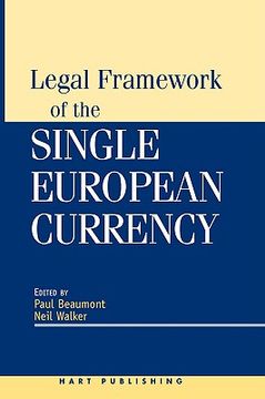 portada legal framework of the single european currency (en Inglés)