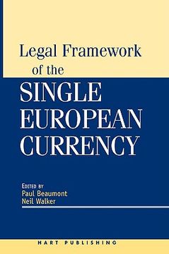 portada legal framework of the single european currency