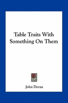 portada table traits with something on them (in English)