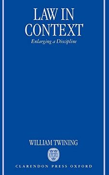 portada Law in Context: Enlarging a Discipline (en Inglés)