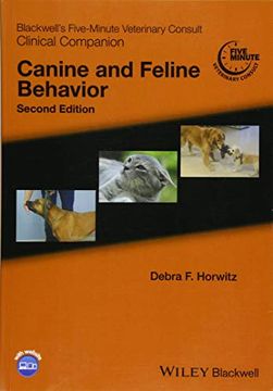 portada Blackwell's Five-Minute Veterinary Consult Clinical Companion: Canine and Feline Behavior (en Inglés)
