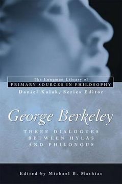 portada george berkeley: three dialogues between hylas and philonous (longman library of primary sources in philosophy) (en Inglés)