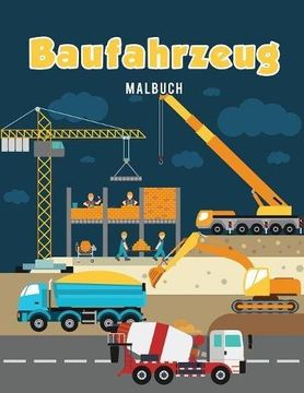 portada Baufahrzeug Malbuch