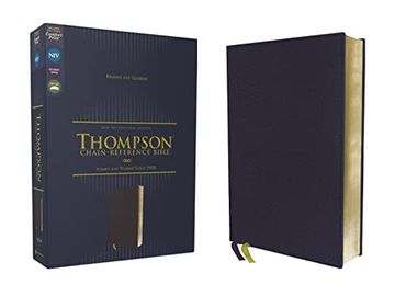 portada Niv, Thompson Chain-Reference Bible, Leathersoft, Navy, red Letter, Comfort Print (en Inglés)