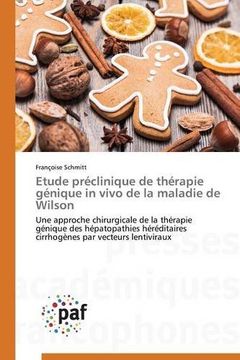 portada Etude préclinique de thérapie génique in vivo de la maladie de Wilson