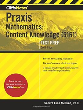 portada Cliffsnotes Praxis Mathematics: Content Knowledge (5161) (in English)