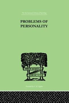 portada Problems of Personality: Studies Presented to dr Morton Prince, Pioneer in American