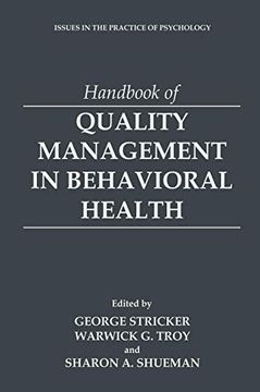 portada Handbook of Quality Management in Behavioral Health (en Inglés)