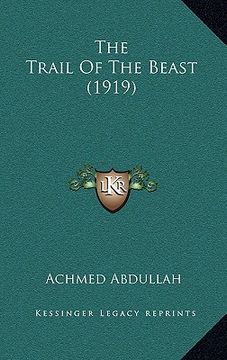 portada the trail of the beast (1919) (en Inglés)