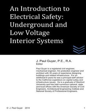 portada An Introduction to Electrical Safety: Underground and Low Voltage Interior Systems (en Inglés)