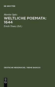 portada Weltliche Poemata: 1644 (Deutsche Neudrucke (in German)