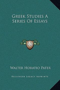 portada greek studies a series of essays (in English)