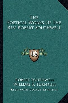 portada the poetical works of the rev. robert southwell