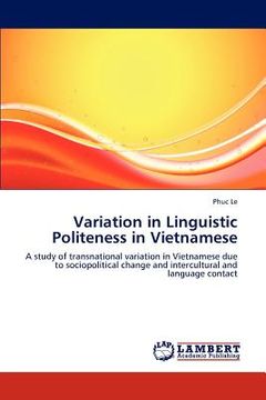portada variation in linguistic politeness in vietnamese