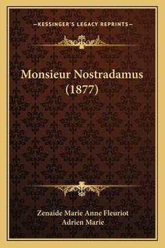 portada Monsieur Nostradamus (1877) (en Francés)