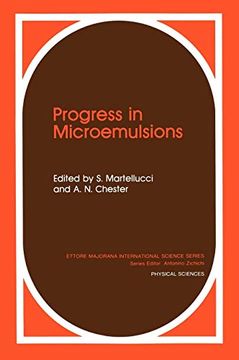 portada Progress in Microemulsions (en Inglés)