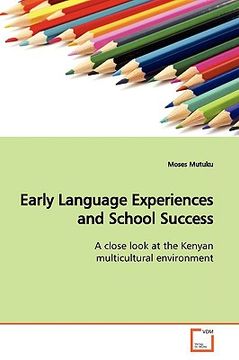 portada early language experiences and school success (en Inglés)