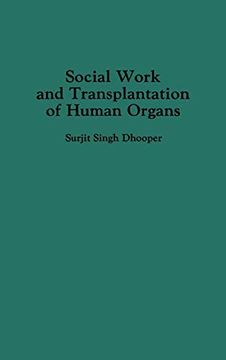portada Social Work and Transplantation of Human Organs (en Inglés)