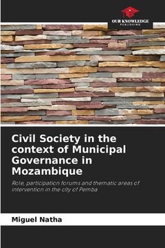 portada Civil Society in the context of Municipal Governance in Mozambique (en Inglés)