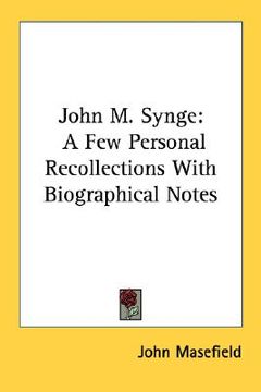 portada john m. synge: a few personal recollections with biographical notes