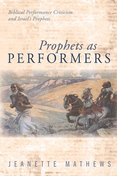 portada Prophets as Performers (en Inglés)
