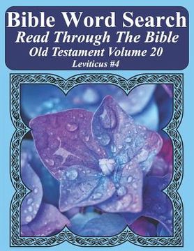 portada Bible Word Search Read Through The Bible Old Testament Volume 20: Leviticus #4 Extra Large Print (en Inglés)