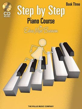 portada Step by Step Piano Course - Book 3 With cd Piano +cd (en Inglés)