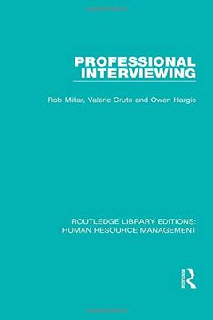 portada Professional Interviewing (Routledge Library Editions: Human Resource Management) (en Inglés)