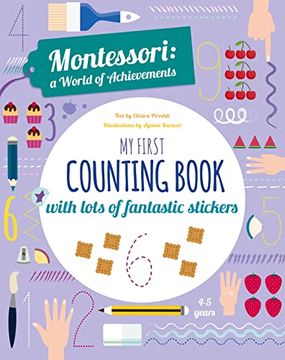 portada My First Counting Book: With Lots of Fantastic Stickers (Montessori a World of Achievements) (en Inglés)