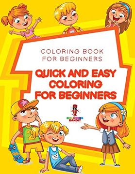 portada Quick and Easy Coloring for Beginners: Coloring Book for Beginners (en Inglés)