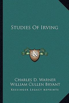 portada studies of irving (en Inglés)