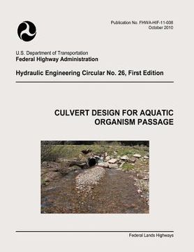 portada Culvert Design for Aquatic Organism Passage (en Inglés)