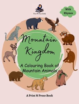 portada Mountain Kingdom: A Colouring Book of Mountain Animals