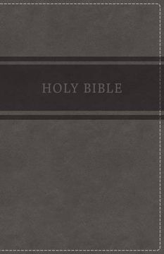 portada Kjv, Deluxe Gift Bible, Imitation Leather, Gray, red Letter Edition (en Inglés)