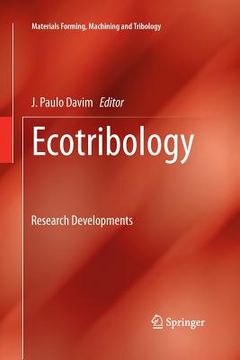 portada Ecotribology: Research Developments