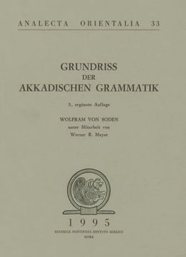 portada Grundriss Der Akkadischen Grammatik (en Alemán)