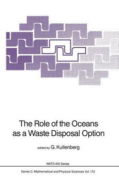 portada The Role of the Oceans as a Waste Disposal Option (in English)