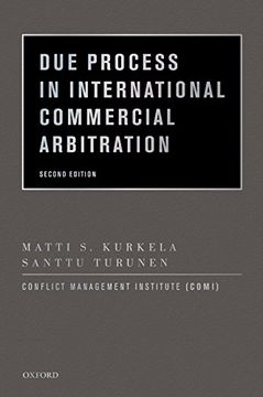 portada Due Process in International Commercial Arbitration (in English)