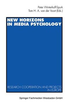portada New Horizons in Media Psychology: Research Cooperation and Projects in Europe (en Alemán)